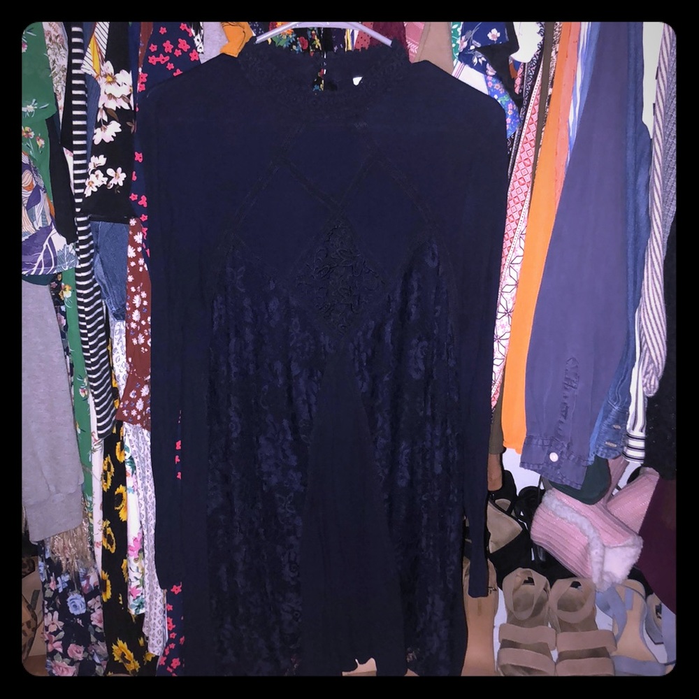 Navy blue dress